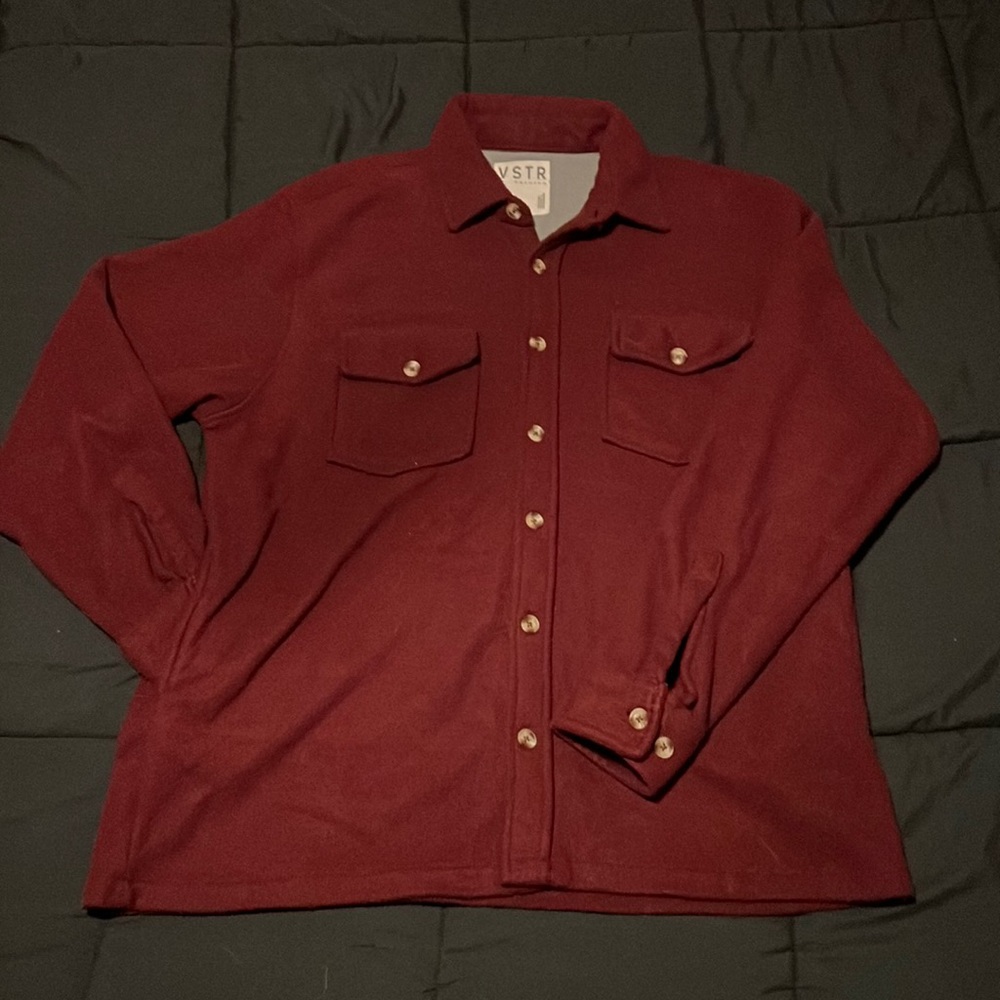 VSTR premium, Burgundy, XL men’s button up